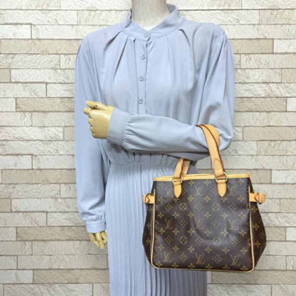 Louis Vuitton Handbag Canvas Batignolles Brown Monogram